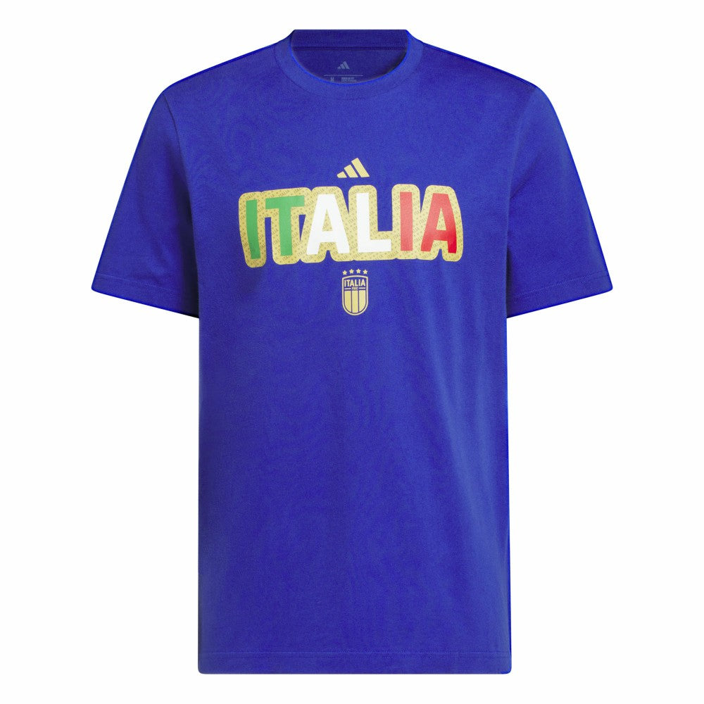 Italy National Team Jersey Hook T-Shirt Blue - Adidas