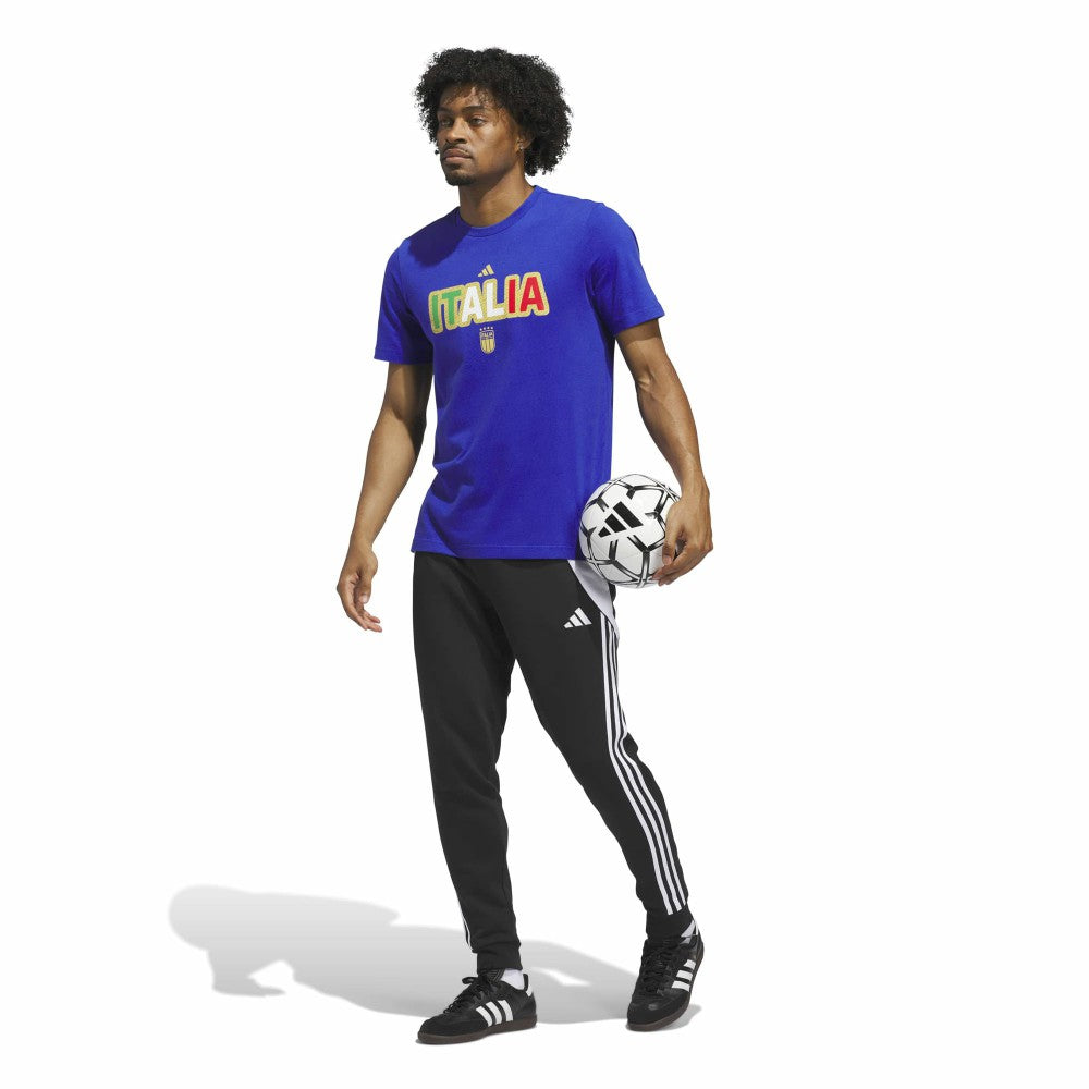 Italy National Team Jersey Hook T-Shirt Blue - Adidas