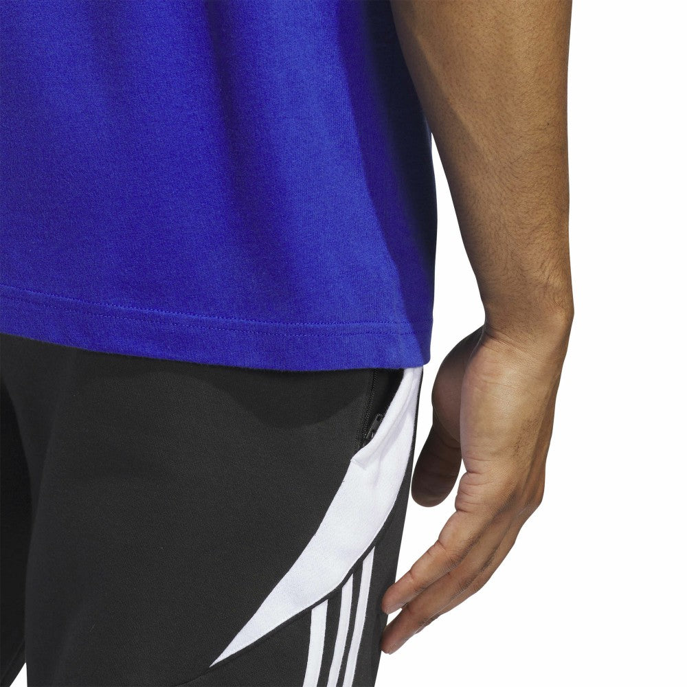 Italy National Team Jersey Hook T-Shirt Blue - Adidas
