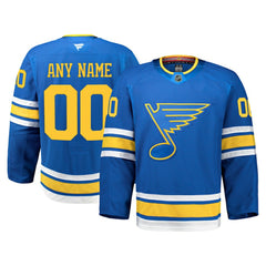 St. Louis Blues Fanatics Home Authentic Pro Custom Jersey On Sale