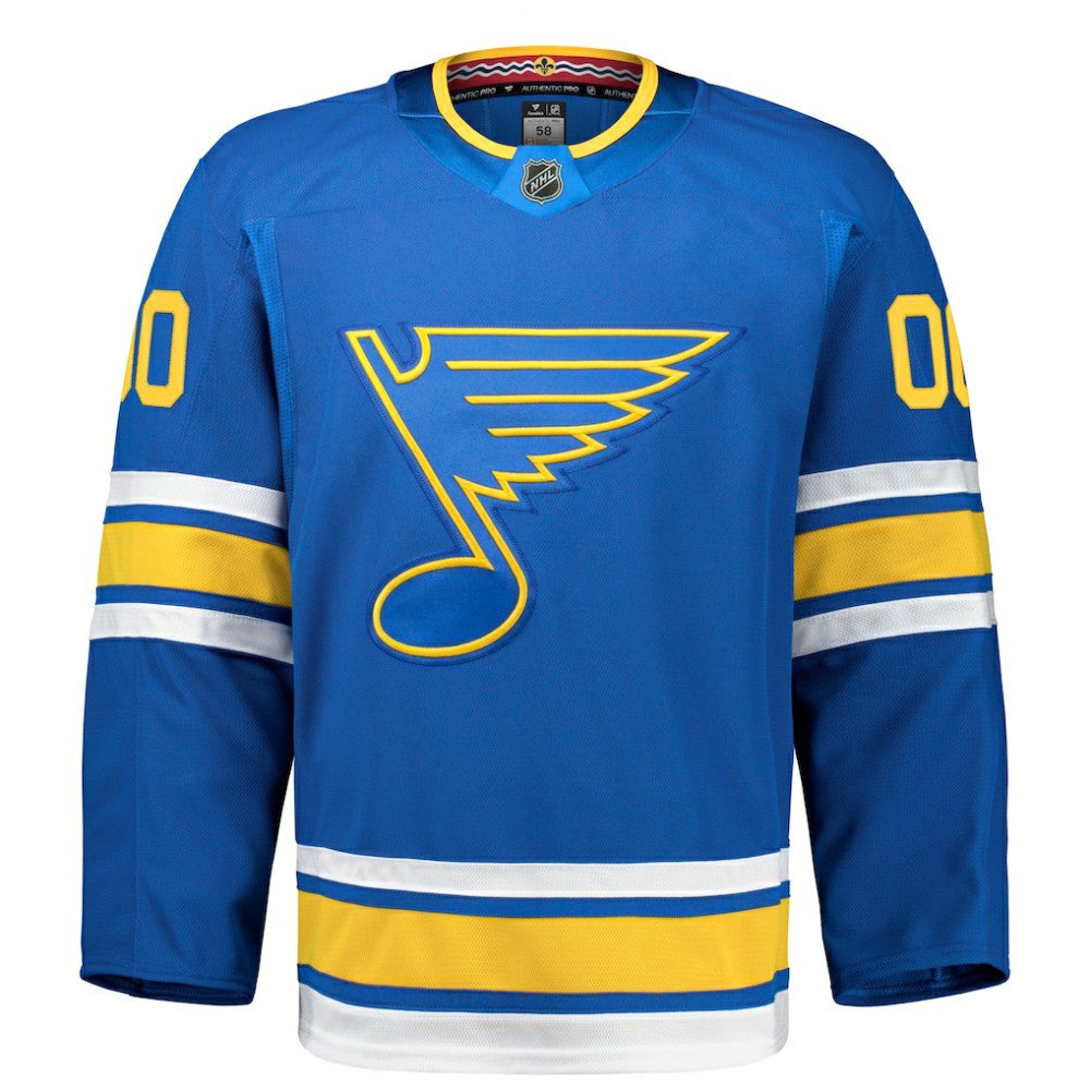 St. Louis Blues Fanatics Home Authentic Pro Custom Jersey On Sale
