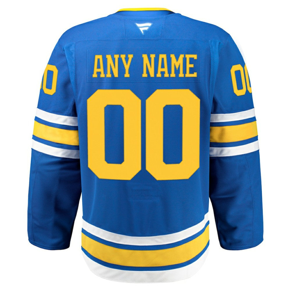 St. Louis Blues Fanatics Home Authentic Pro Custom Jersey On Sale