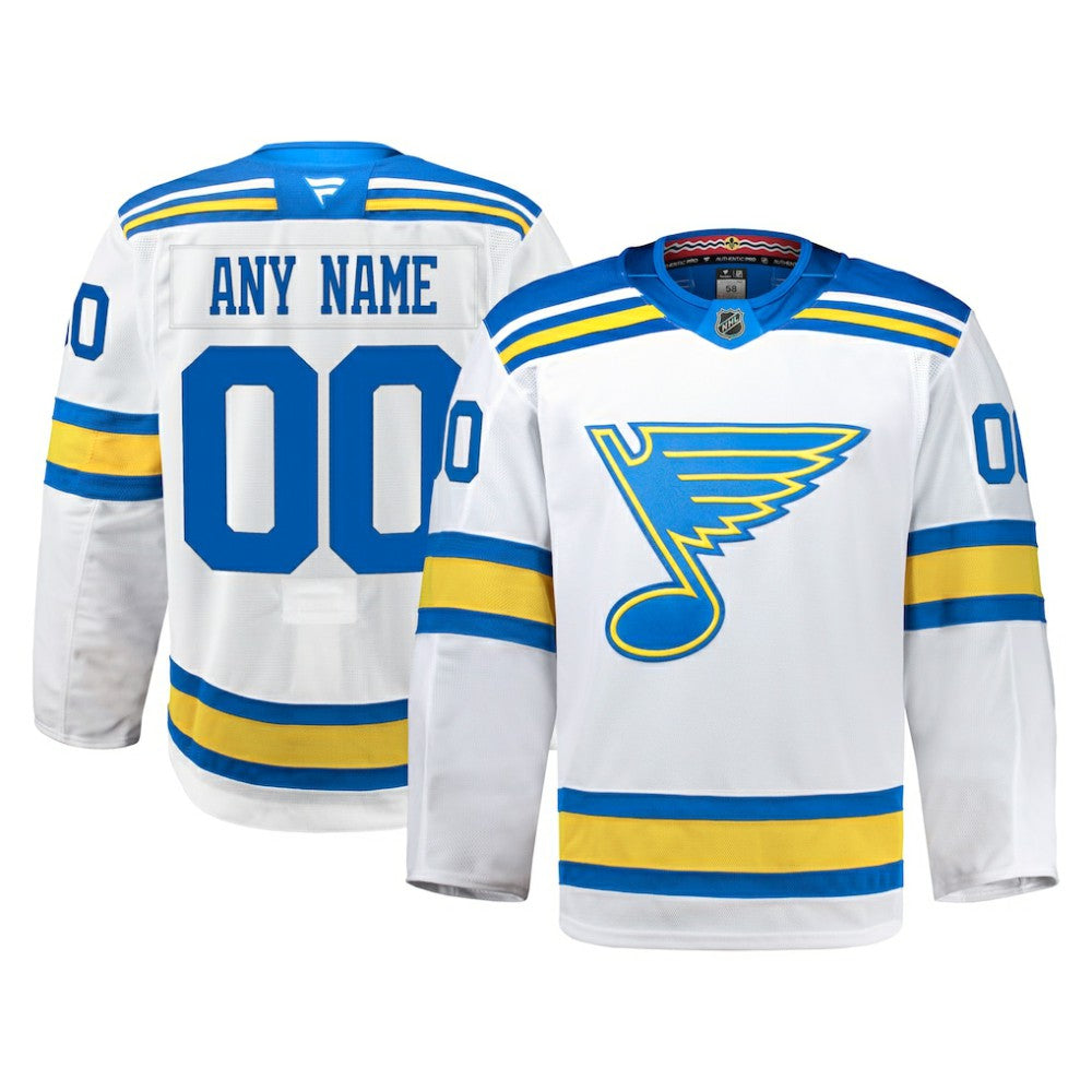 St. Louis Blues Fanatics Away Authentic Pro Custom Jersey For Sale