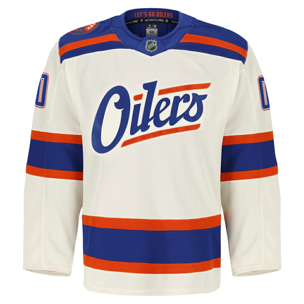 Edmonton Oilers Fanatics Alternate Authentic Pro Custom Jersey On Sale