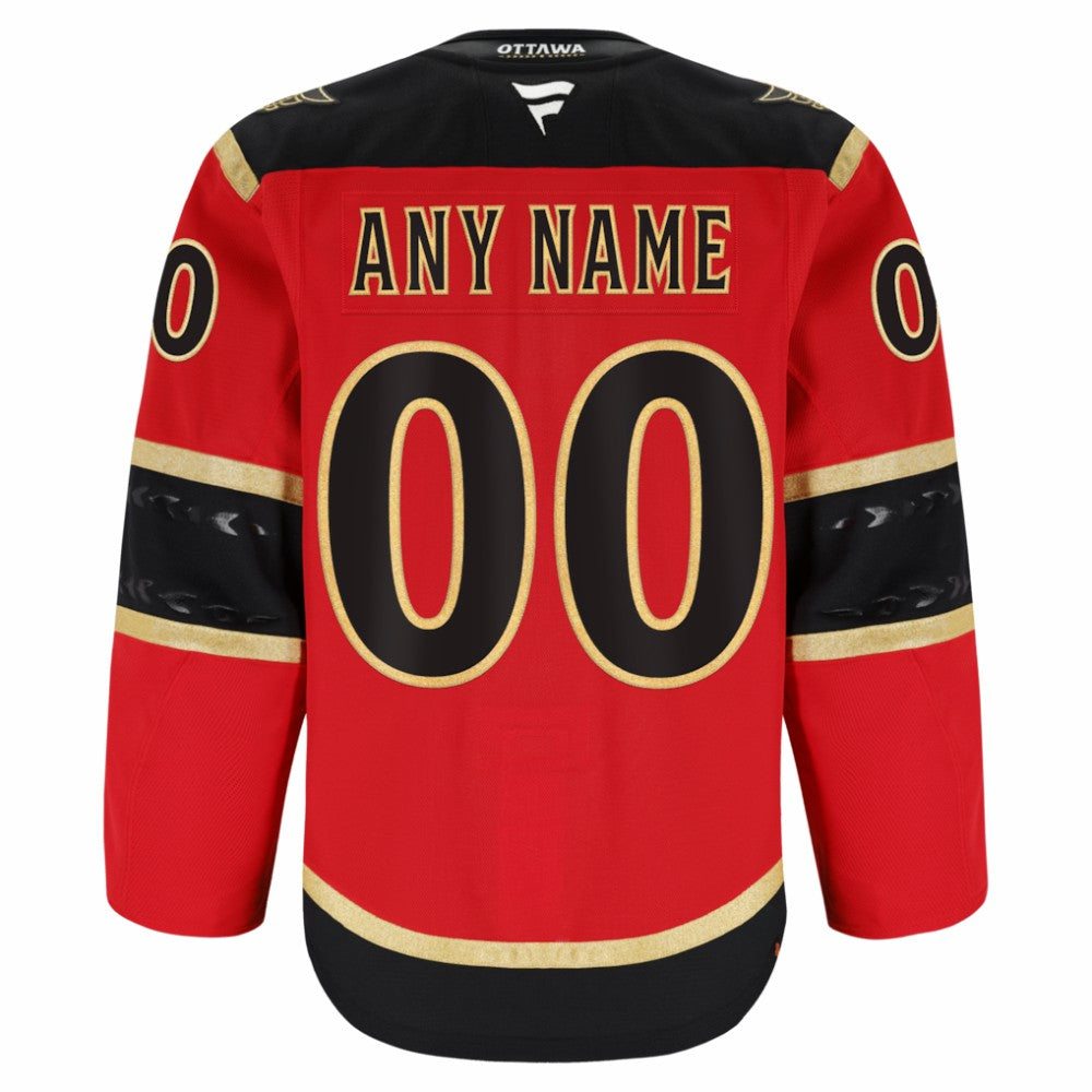 Ottawa Senators Fanatics Alternate Authentic Pro Custom Jersey On Sale