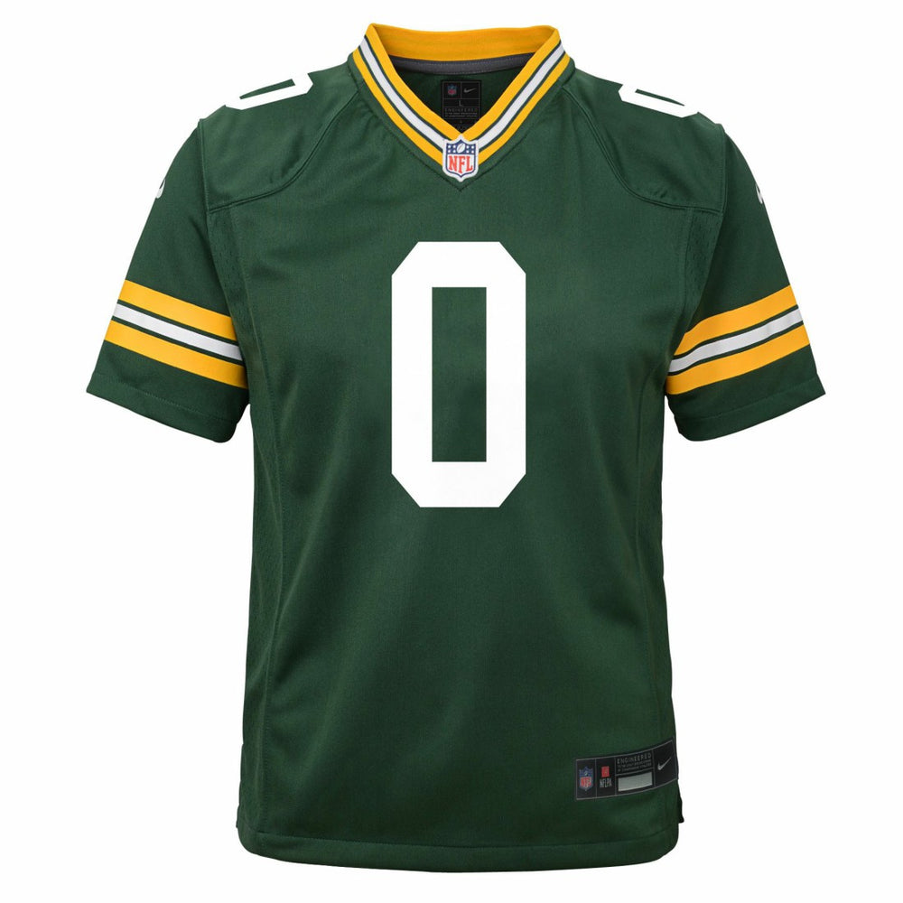 Green Bay Packers Nike Matthew Golden  Youth Team Game Jersey