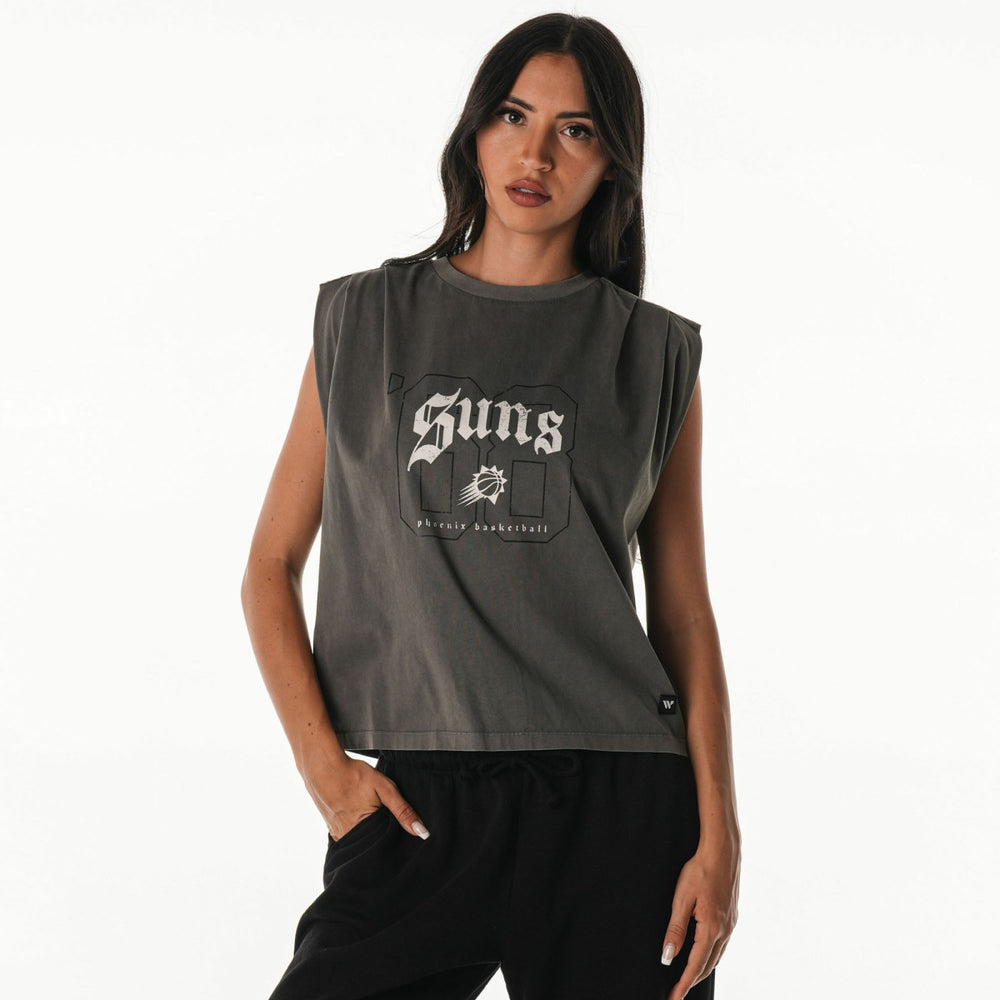 Phoenix Suns The Wild Collective Unisex 2025/26 City Edition Boxy Cropped Darted Tank Top On Sale