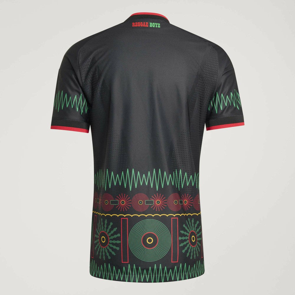 Jamaica National Team 2026 Away On-Field Jersey Black - Adidas