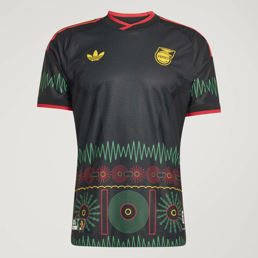 Jamaica National Team 2026 Away On-Field Jersey Black - Adidas