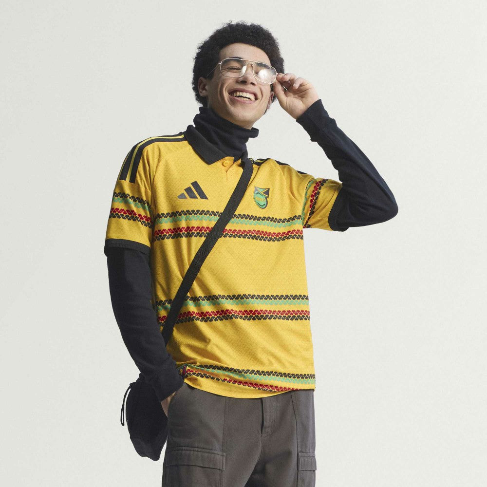 Jamaica National Team 2026 Home On-Field Jersey Yellow - Adidas