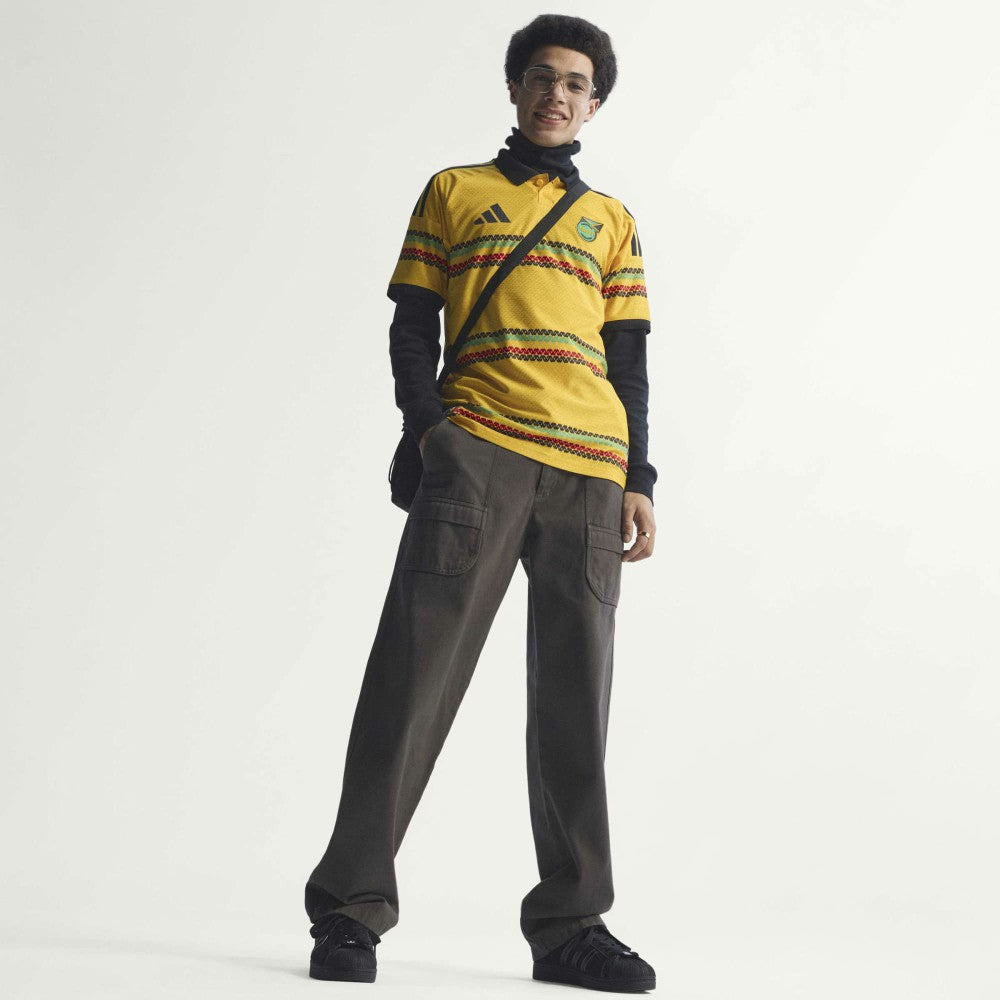 Jamaica National Team 2026 Home On-Field Jersey Yellow - Adidas