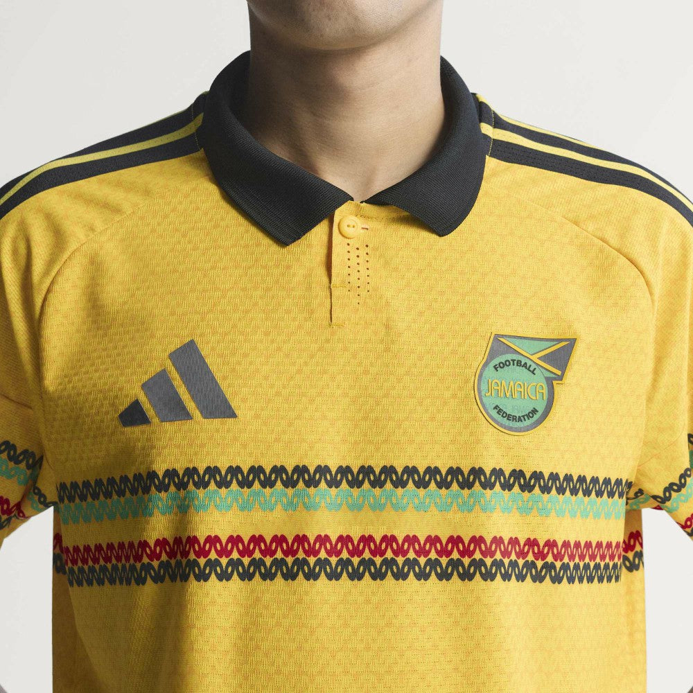 Jamaica National Team 2026 Home On-Field Jersey Yellow - Adidas