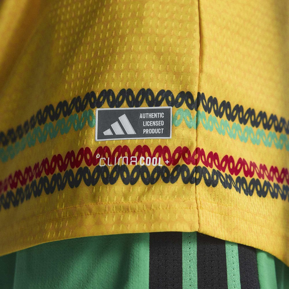 Jamaica National Team 2026 Home On-Field Jersey Yellow - Adidas