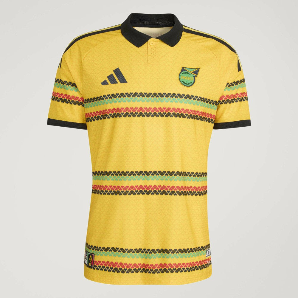 Jamaica National Team 2026 Home On-Field Jersey Yellow - Adidas