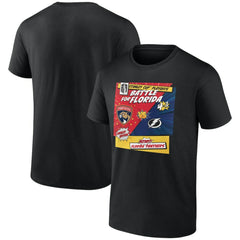 Florida Panthers vs. Tampa Bay Lightning 2025 Stanley Cup Playoffs Rivalry Comic Pop T-Shirt Online