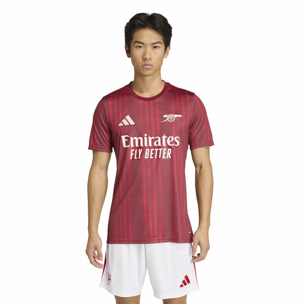 Arsenal 2025/26 Pre-Match Training Jersey Red - Adidas