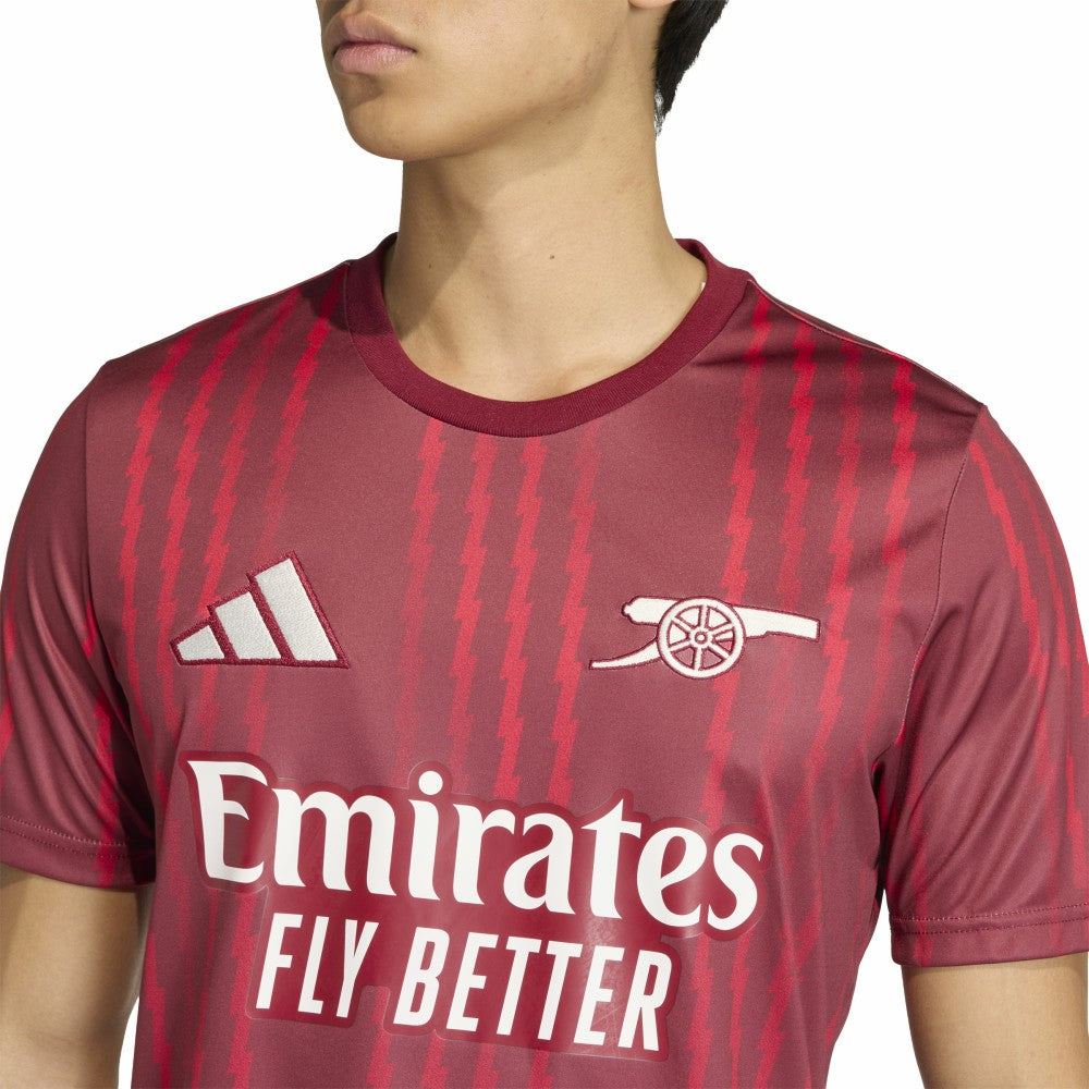 Arsenal 2025/26 Pre-Match Training Jersey Red - Adidas