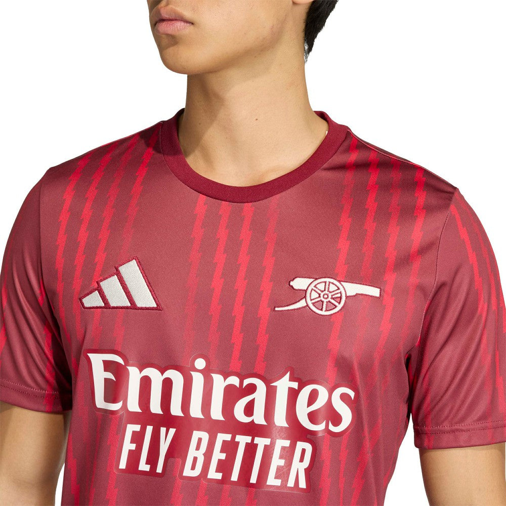 Arsenal 2025/26 Pre-Match Training Jersey Red - Adidas