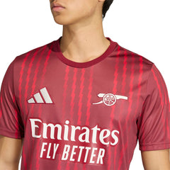 Arsenal 2025/26 Pre-Match Training Jersey Red - Adidas
