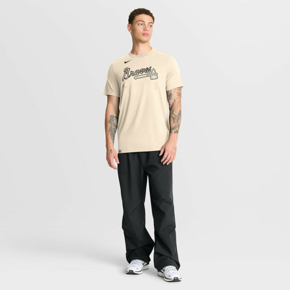 Atlanta Braves Nike Wordmark Tri-Blend T-Shirt | MLB Discount