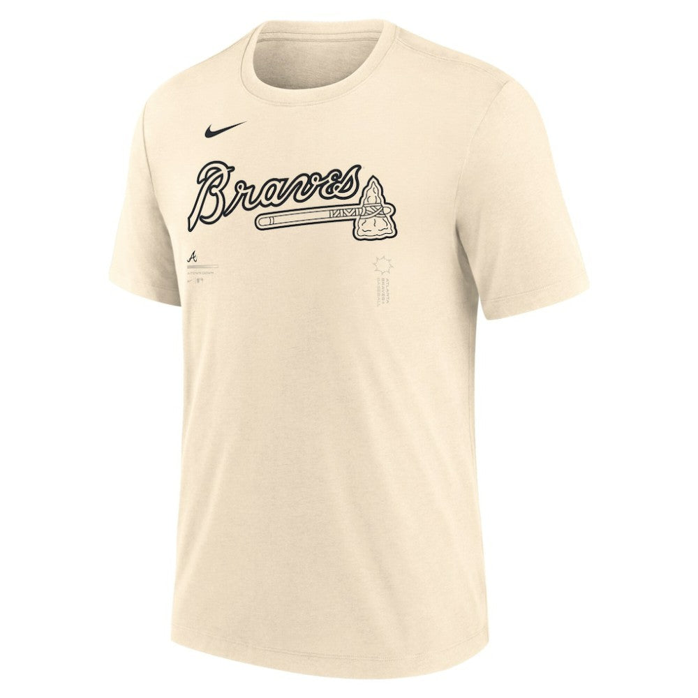 Atlanta Braves Nike Wordmark Tri-Blend T-Shirt | MLB Discount