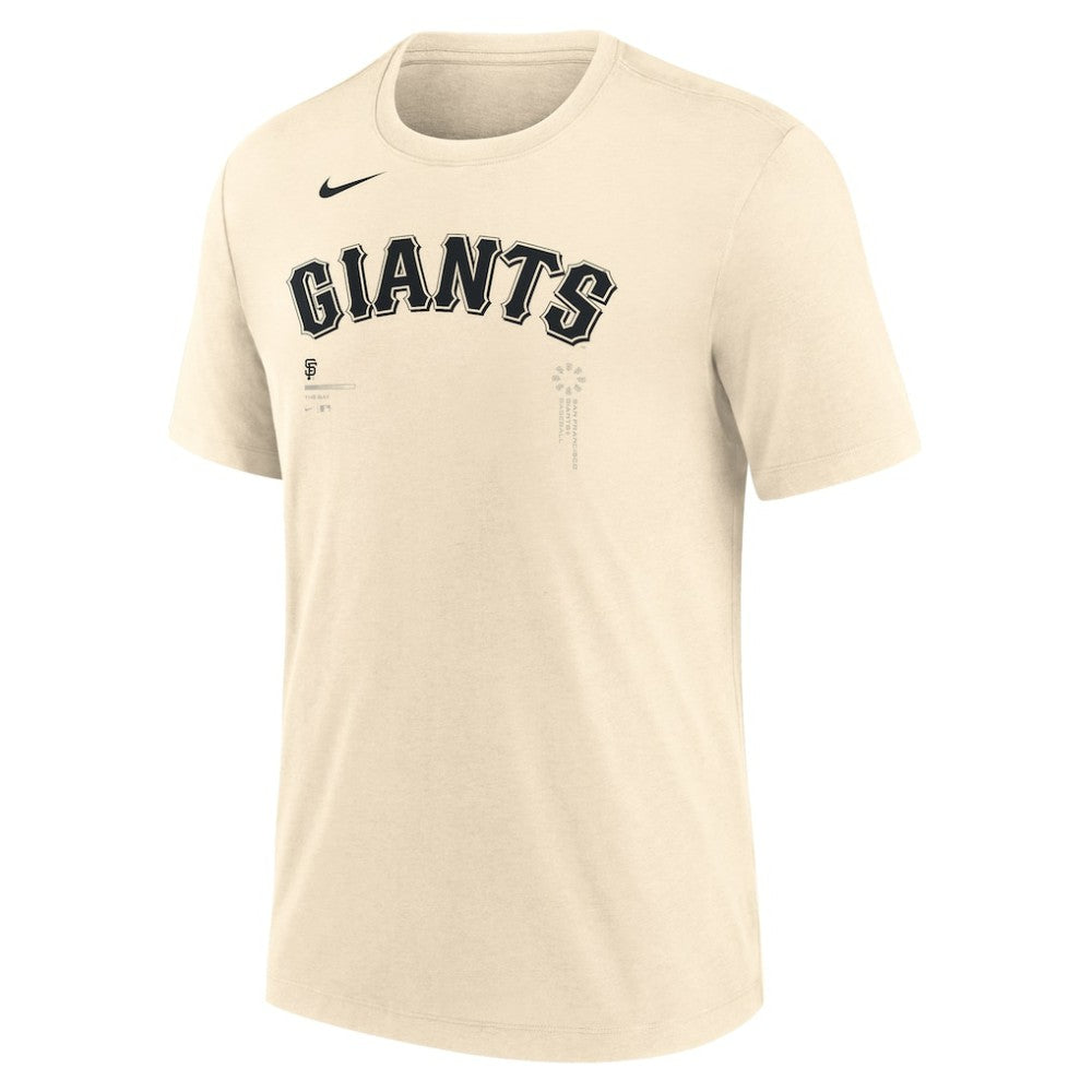 San Francisco Giants Nike Wordmark Tri-Blend T-Shirt | MLB New