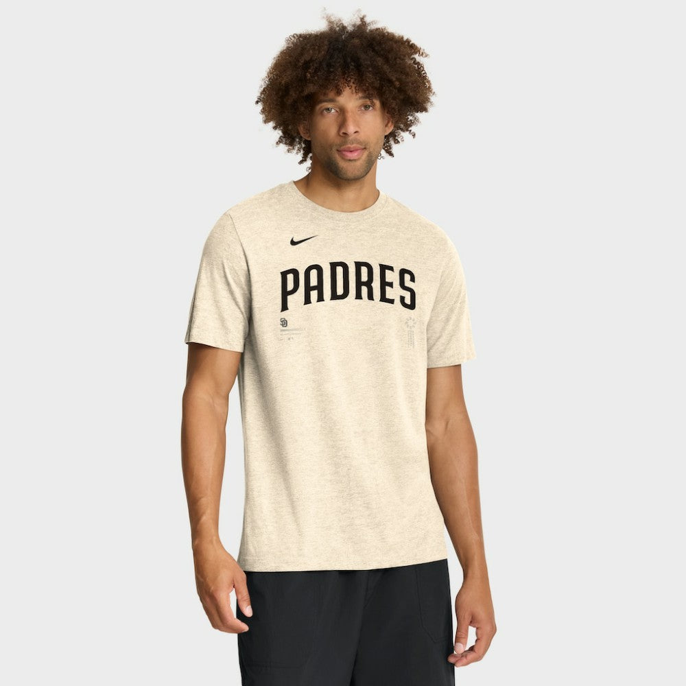 San Diego Padres Nike Wordmark Tri-Blend T-Shirt | MLB Outlet