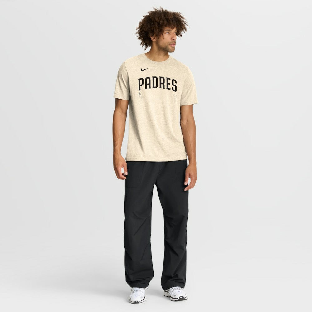 San Diego Padres Nike Wordmark Tri-Blend T-Shirt | MLB Outlet