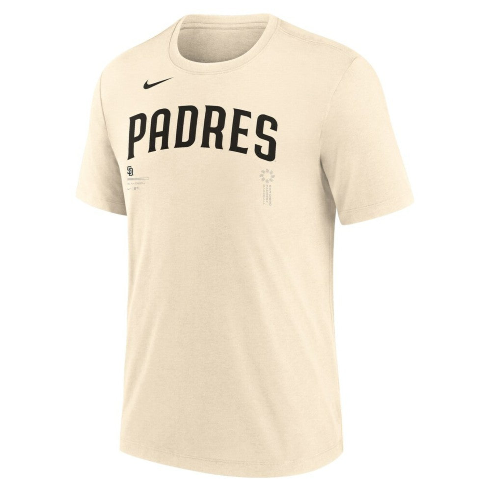 San Diego Padres Nike Wordmark Tri-Blend T-Shirt | MLB Outlet