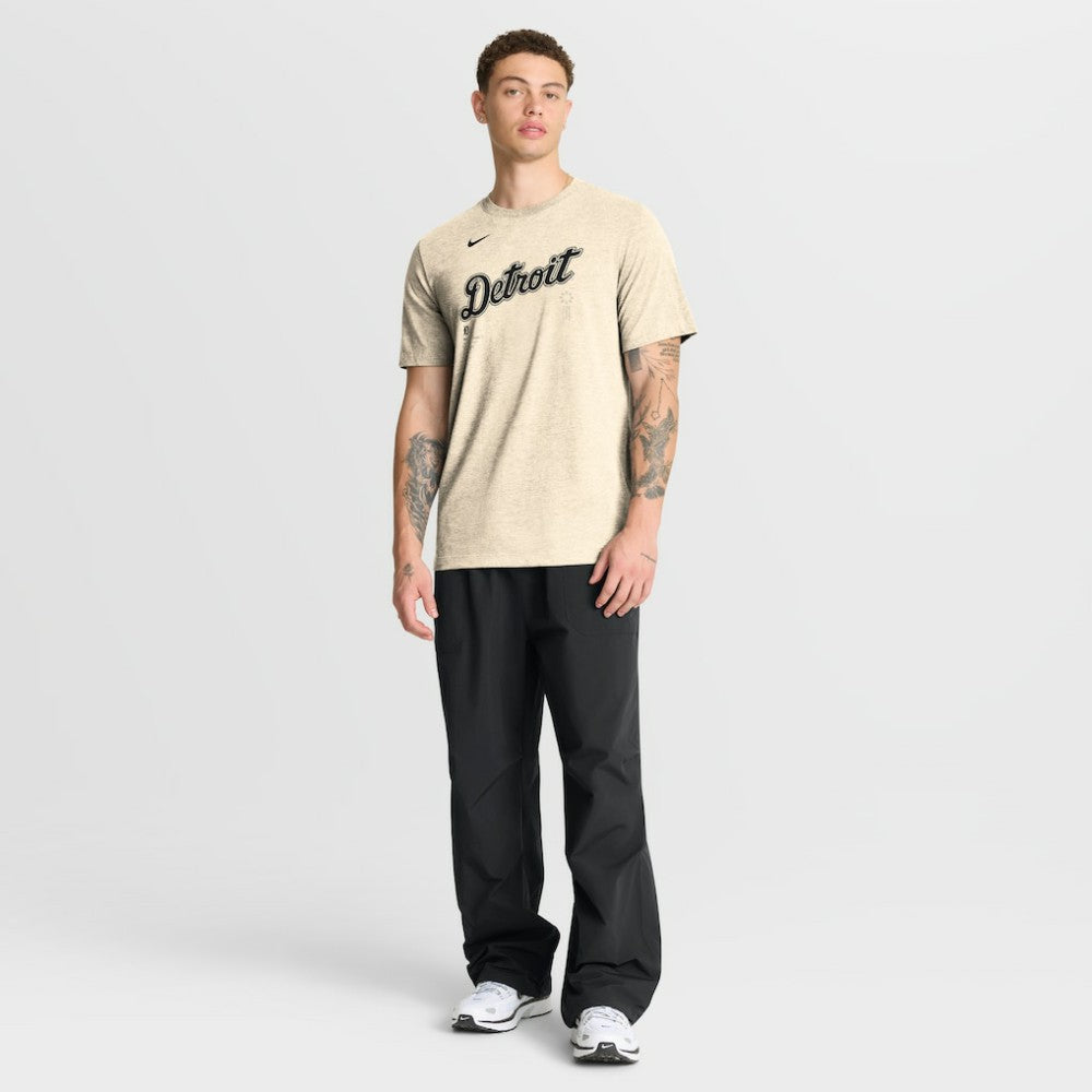 Detroit Tigers Nike Wordmark Tri-Blend T-Shirt | MLB Outlet