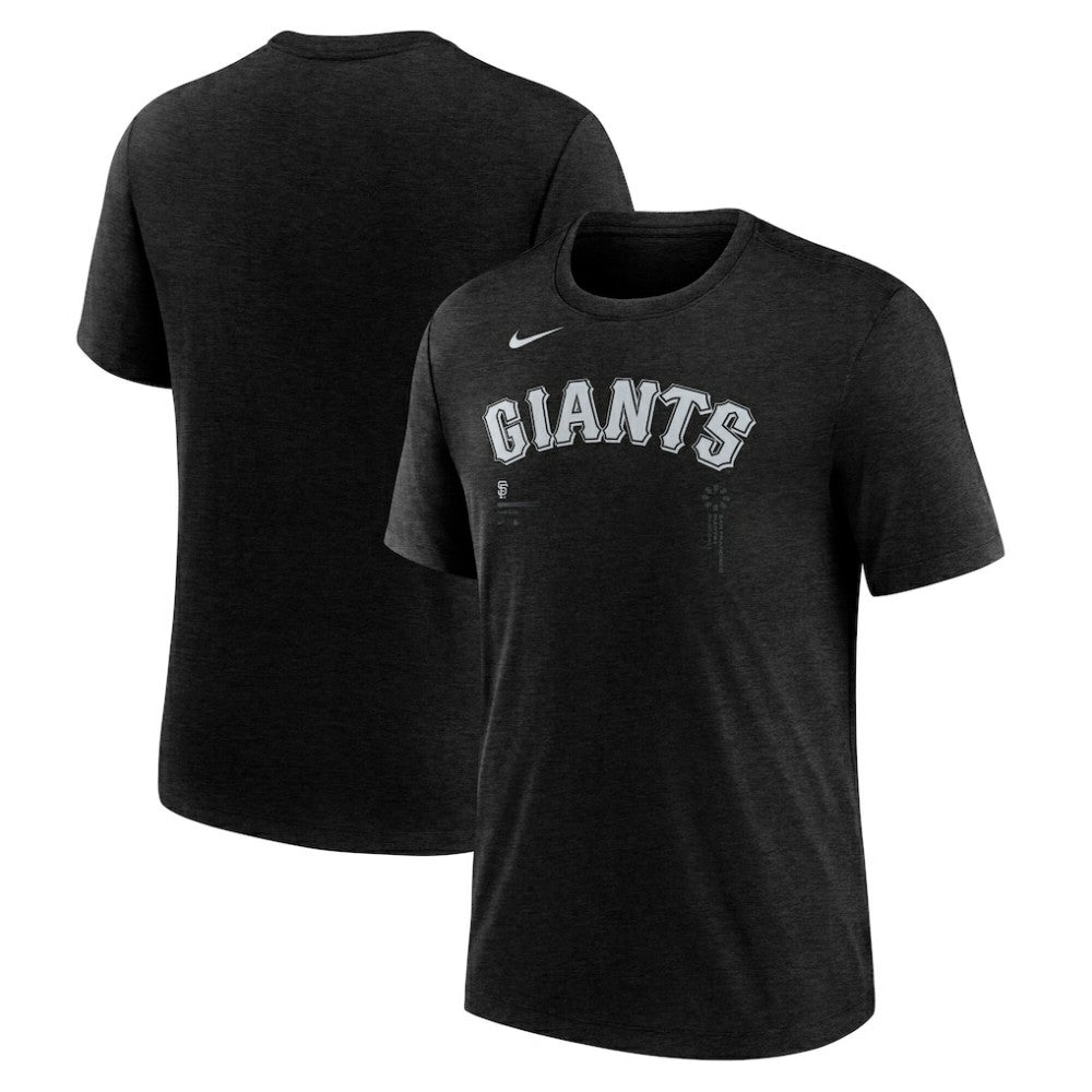 San Francisco Giants Nike Wordmark Tri-Blend T-Shirt | MLB Outlet