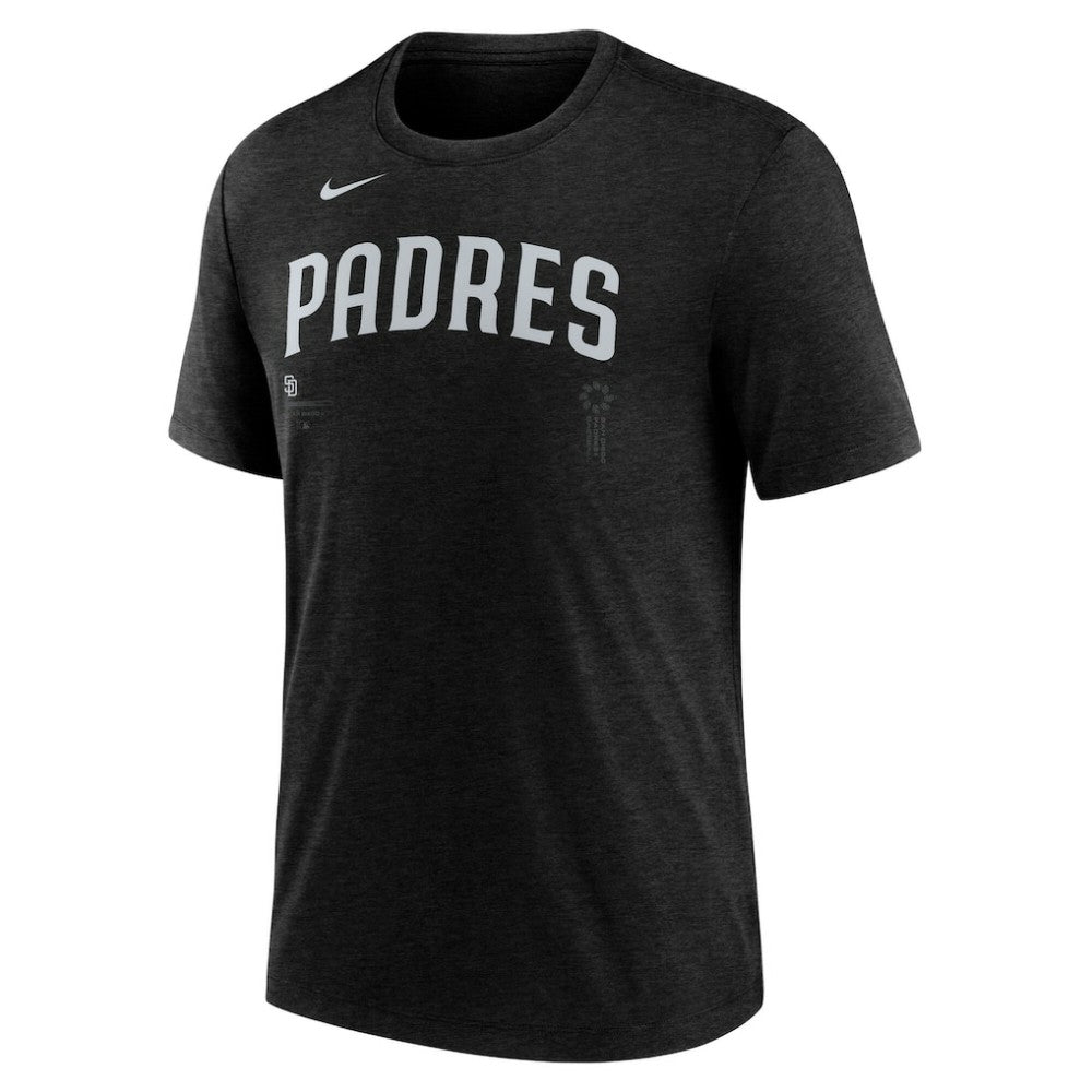 San Diego Padres Nike Wordmark Tri-Blend T-Shirt | MLB US