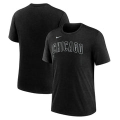 Chicago Cubs Nike Wordmark Tri-Blend T-Shirt | MLB Discount