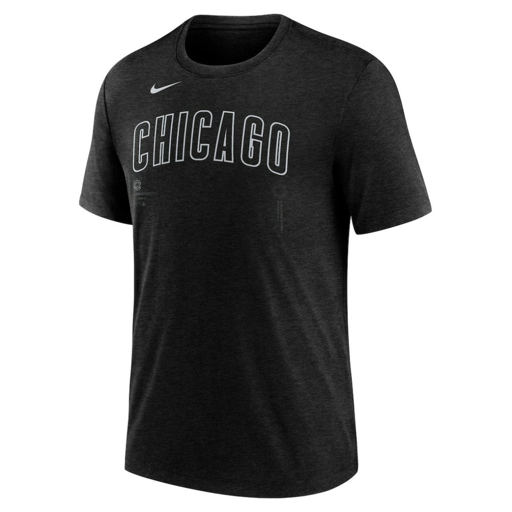 Chicago Cubs Nike Wordmark Tri-Blend T-Shirt | MLB Discount