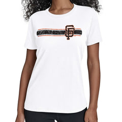 San Francisco Giants Starter Women's Team Stripe T-Shirt | MLB New