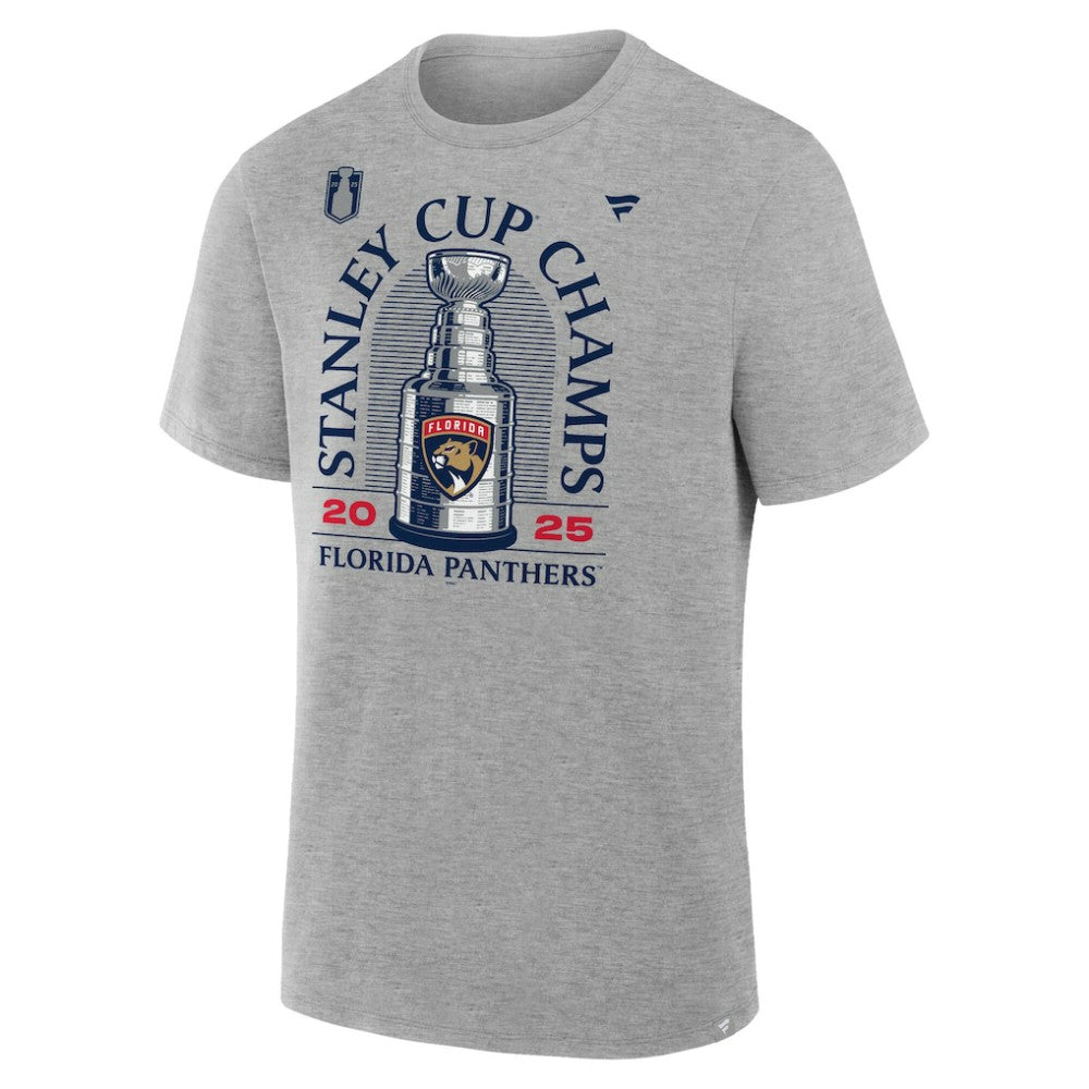 Florida Panthers Fanatics 2025 Stanley Cup Champions Locker Room T-Shirt For Sale