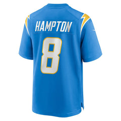 Los Angeles Chargers Nike Omarion Hampton  Team Game Jersey