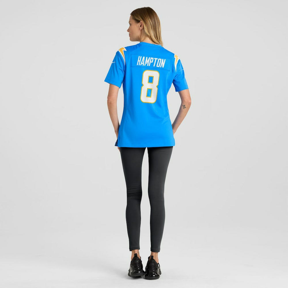 Los Angeles Chargers Nike Omarion Hampton  Women's Team Game Jersey
