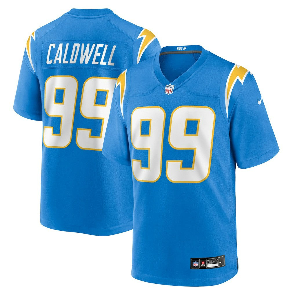 Los Angeles Chargers Nike Jamaree Caldwell  Team Game Jersey