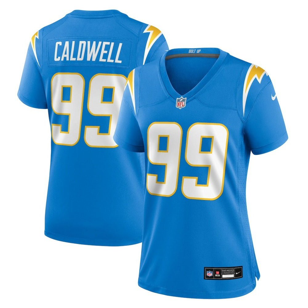 Los Angeles Chargers Nike Jamaree Caldwell  Women's Team Game Jersey