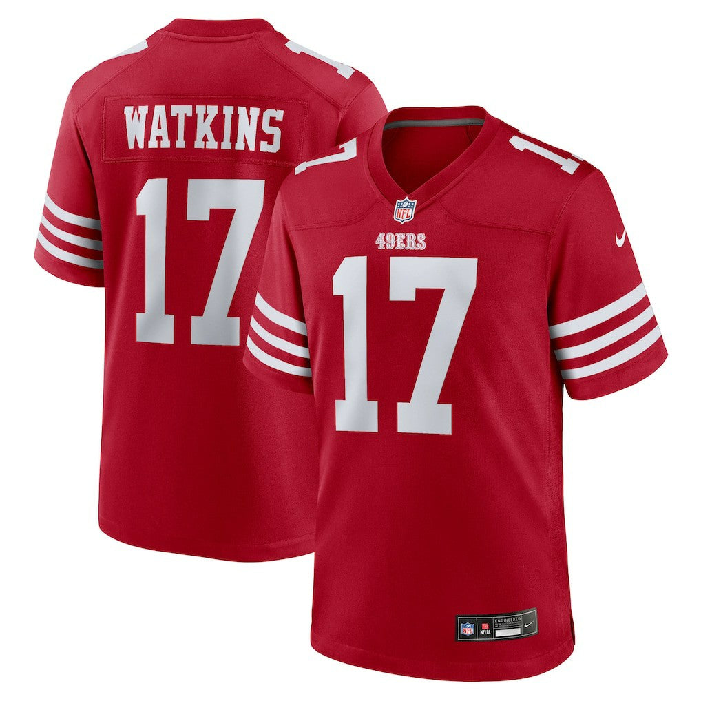 San Francisco 49ers Nike Jordan Watkins  Team Game Jersey