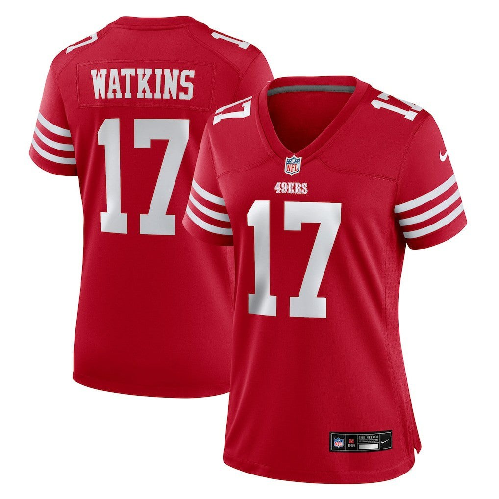 San Francisco 49ers Nike Jordan Watkins  Women's Team Game Jersey