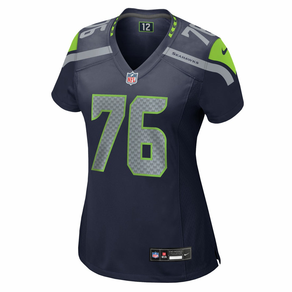 Seattle Seahawks Nike Grey Zabel  Women's Team Game Jersey