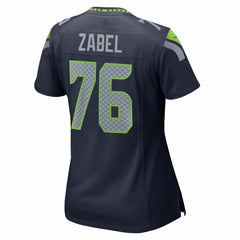 Seattle Seahawks Nike Grey Zabel  Women's Team Game Jersey