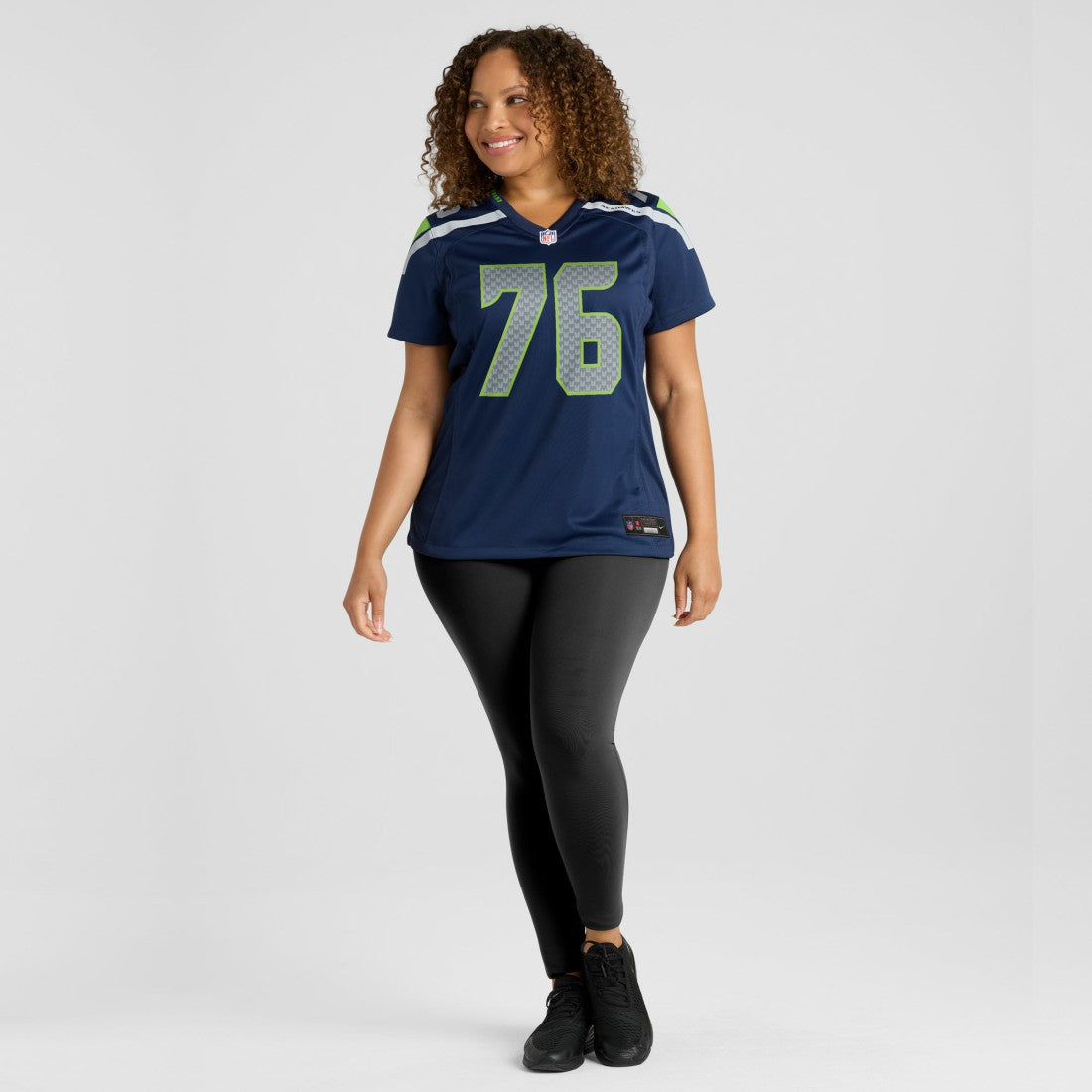 Seattle Seahawks Nike Grey Zabel  Women's Team Game Jersey