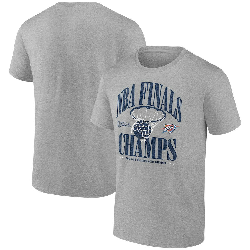 Oklahoma City Thunder 2025 NBA Finals Champions Fade Away Retro T-Shirt Online