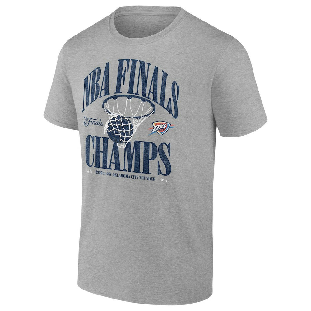 Oklahoma City Thunder 2025 NBA Finals Champions Fade Away Retro T-Shirt Online