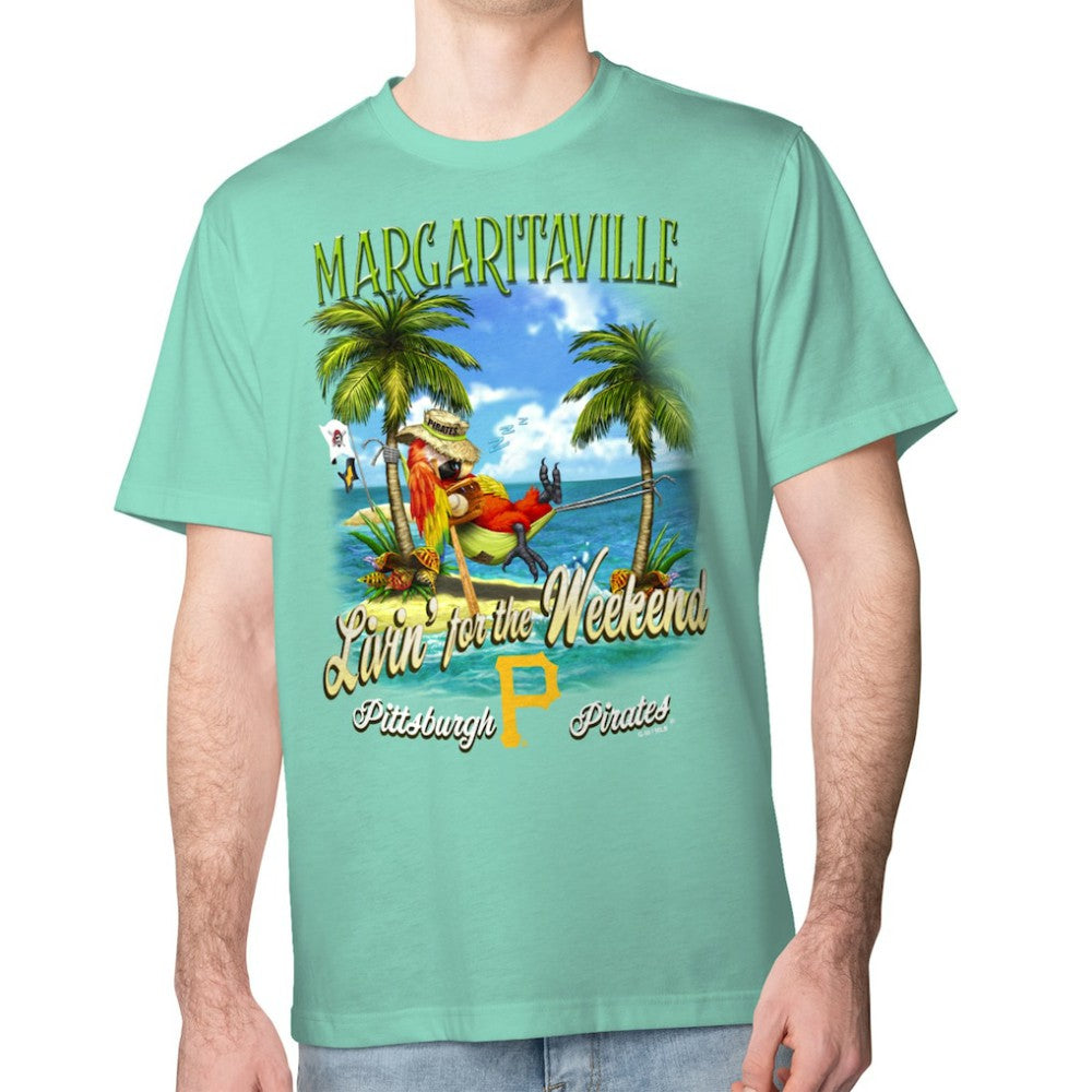 Pittsburgh Pirates Margaritaville Livin' for the Weekend T-Shirt | MLB Shop