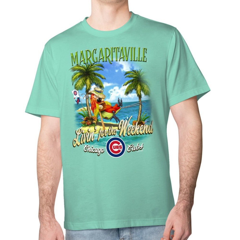 Chicago Cubs Margaritaville Livin' for the Weekend T-Shirt | MLB Outlet