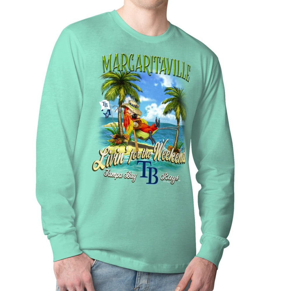 Tampa Bay Rays Margaritaville Livin' for the Weekend Long Sleeve T-Shirt | MLB Online